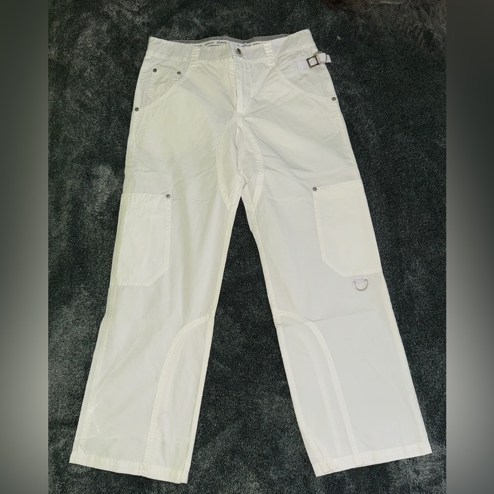 Boy’s White Cargo GF Ferre Pants size 8